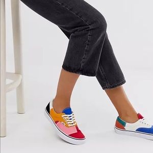 NWOT Patchwork Era Vans